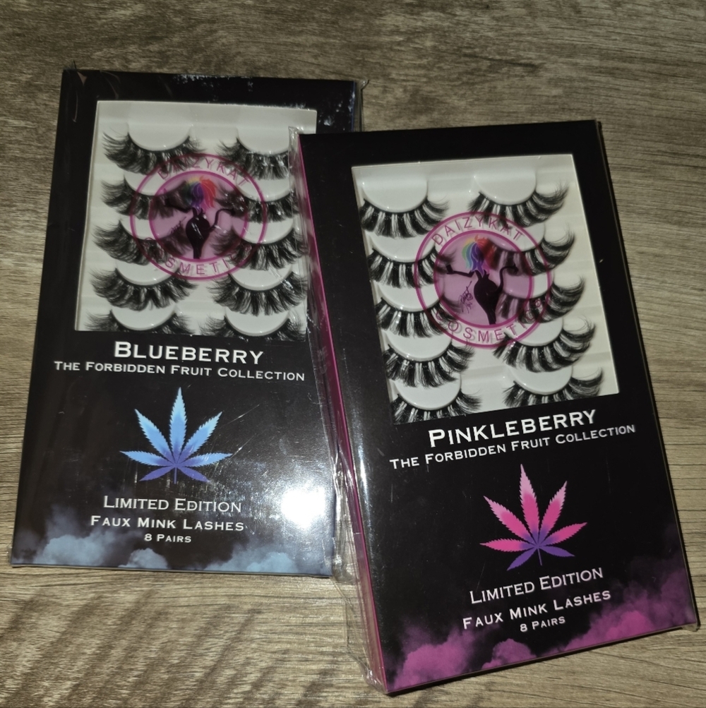Blueberry and Pinkleberry Faux Mink Lashes